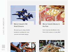 Tablet Screenshot of liveonmercer.com